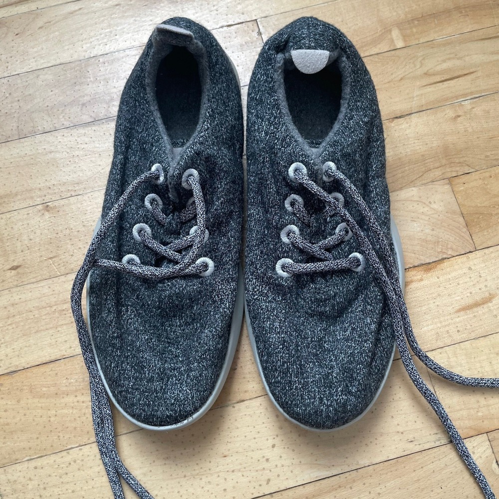 Allbirds‎ Womens Wool Runners Mizzle 0719 NV1 grey Running Shoes Sneakers Sz 9